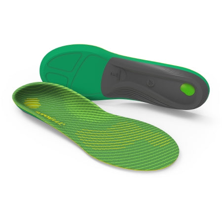 Superfeet Superfeet® RUN Comfort Insole Full Length Size F Carbon Fiber / Foam / Nylon Black / Green / Yellow Male 11-1/2 to 13 / Female 12-1/2 to 14 - Pair - FL786212-PR