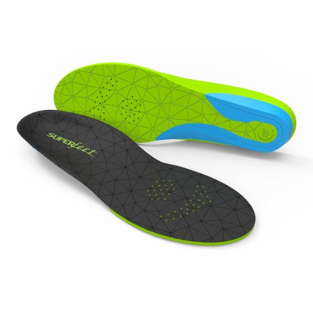 Superfeet Superfeet® FLEXmax Insole Full Length Size B Foam / Nylon Black / Blue / Green Junior 2-1/2 to 4 / Female 4-1/2 to 6 - Pair - FL143404-PR