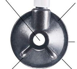 Ambu EEG Cup Electrode with Leadwire Ambu® Neuro 10 per Pouch - Pack of 27 - 72610-M/27-PK