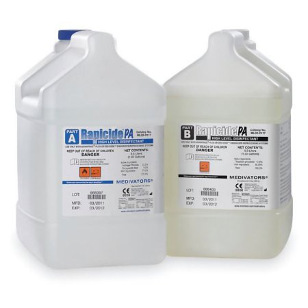 Steris High-Level Disinfectant Rapicide® PA RTU Solution 5 Liter Bottle Single Use - Case of 2 - ML020117-CS