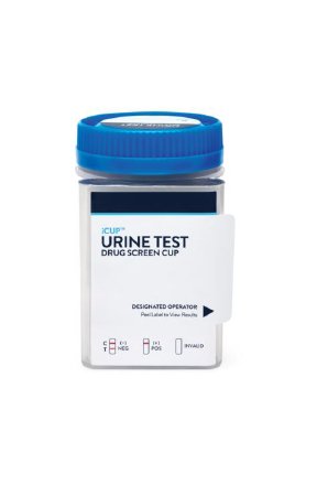 Abbott Rapid Dx North America LLC Drugs of Abuse Test Kit iCup® AMP1000, BUP10, BZO300, COC300, ETG500, FEN20, HRN (AM6), mAMP1000/MET1000, MDMA500, MTD300, OPI300, OXY100, THC50, TRA200 25 Tests For Forensic Use Only - Box of 25 - I-DPG-1157-011-BX