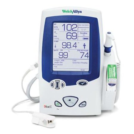 Victori Medical Refurbished Patient Monitor Welch Allyn Spot NIBP, SpO2, Temperature Battery Operated - Each - WALXI45NTO-EA