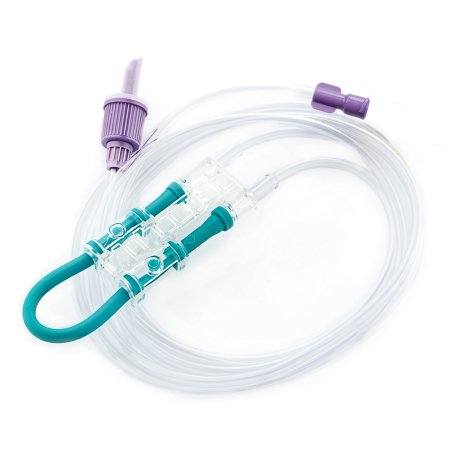 Zevex Enteral Feeding Pump Safety Screw Set with ENFit™ Connector Infinity® Silicone NonSterile ENFit® Connector - Each - INF0020-E-EA