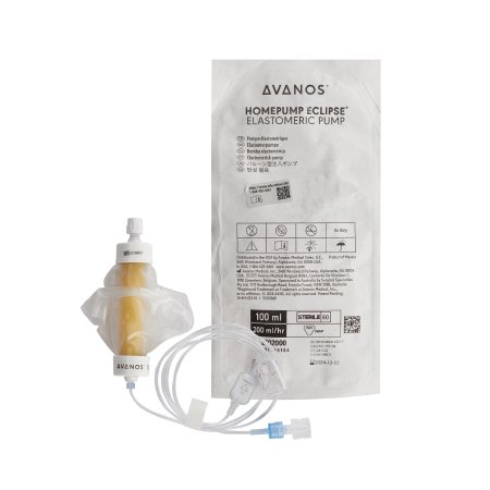 Avanos Medical Sales LLC Elastomeric Pump Homepump Eclipse* Gravity NonWireless 100 mL Volume Without Display - Pack of 2 - E102000-PK