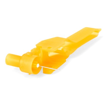 Medline Safety Hypodermic Needle Medline 5/8 Inch Length 25 Gauge Regular Wall Hinged Safety Needle - Case of 800 - SSN100253-CS
