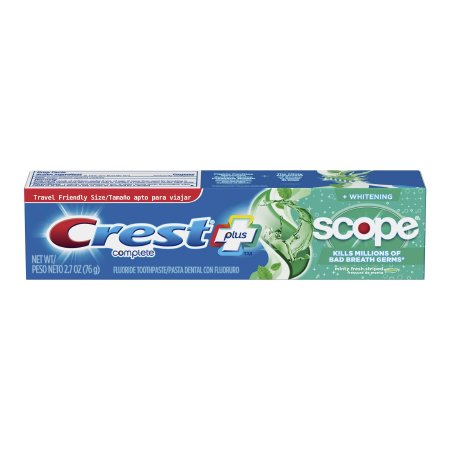 Procter & Gamble Toothpaste Crest® Whitening with Scope Minty Fresh 2.7 oz. Tube - Case of 24 - 10037000172816-CS
