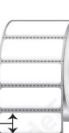 Fisher Scientific Blank Label Fisher Scientific Thermal White Paper 1 X 3 Inch - Case of 6 - NC0526542-CS