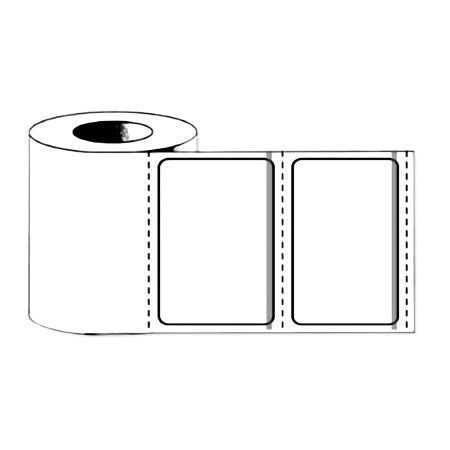 Precision Dynamics Blank Label PDC Thermal White Permanent Paper 2 X4 Inch - Case of 36 - LDQLP320-CS