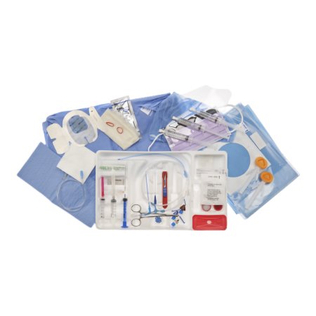 Teleflex Medical Central Venous Catheter Kit Arrowg+ard Blue Plus® 7 Fr. Tri Lumen - Case of 5 - CDC-45703-XPCN1A-CS