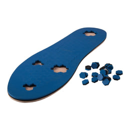 Pedifix PediFix® PressureOFF® Customizable Soft Top System 6 Offloading Insole Full Length / Removable Bottom Pegs One Size Fits Most, Left Foot Plastazote® / EVA / Poron® Pegs Black / Blue / Tan Male and Female Up to 15 - Each - 2400-L-EA