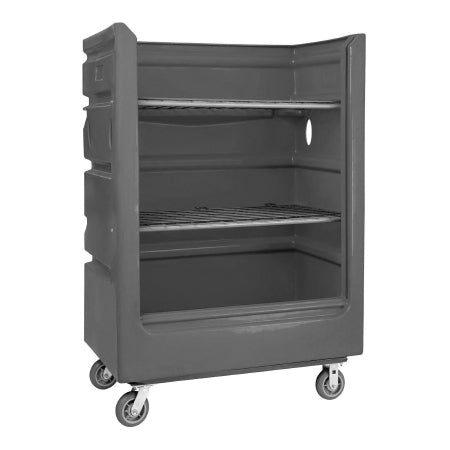 R & B Wire Products Turnabout Truck 2 Shelves 2000 lbs. Poly / Steel 6 Inch Casters - Each - 747G-EA