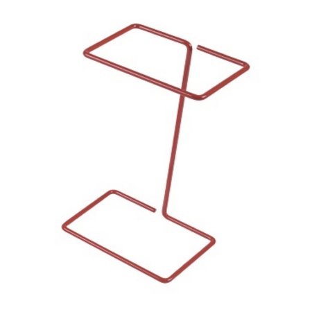 Heathrow Scientific LLC Biohazard Bag Holder 21 X 91 X 128 Inch, Epoxy Coated Steel Wire, Red - Case of 24 - HS10044H-CS