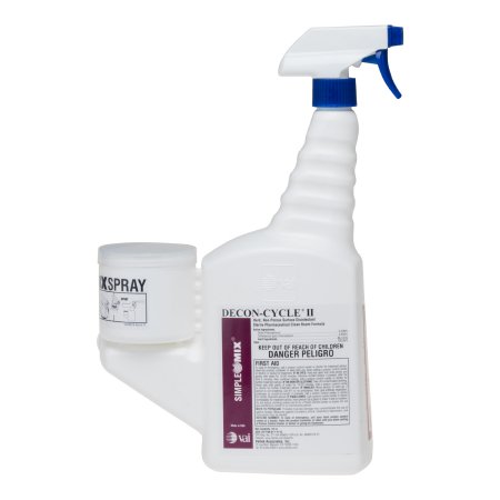 Veltek Associates Decon-Cycle® II Surface Disinfectant Cleaner Manual Pump Liquid 16 oz. Bottle Alcohol Scent Sterile - Case of 12 - DCY2-06-16Z-01-CS