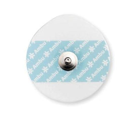 Ambu ECG Monitoring Electrode Ambu® WhiteSensor Foam Backing Radiolucent / MR Conditional Snap Connector 60 per Pack - Pack of 30 - 4500M-PK