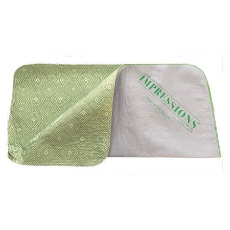 Beck's Classic Reusable Underpad Impressions™ by Beck's Classic® 34 X 36 Inch Moderate Absorbency - Case of 24 - DIA7136-CS