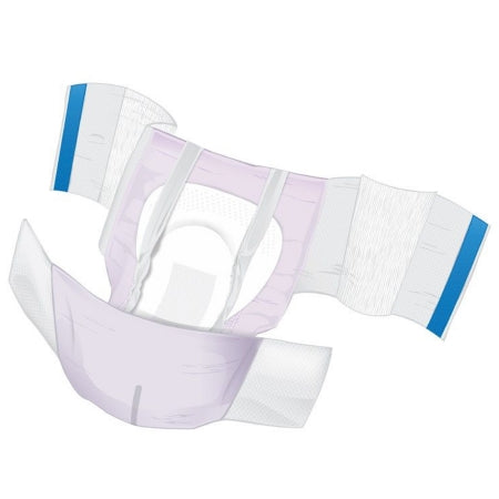 Cardinal Unisex Adult Incontinence Brief Wings™ Plus Size 1 Disposable Heavy Absorbency - Case of 96 - 66063S-CS