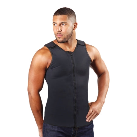 Medico International Support Vest Sculptures X-Large / X-Long Black - Each - SC-120B-XL-EA