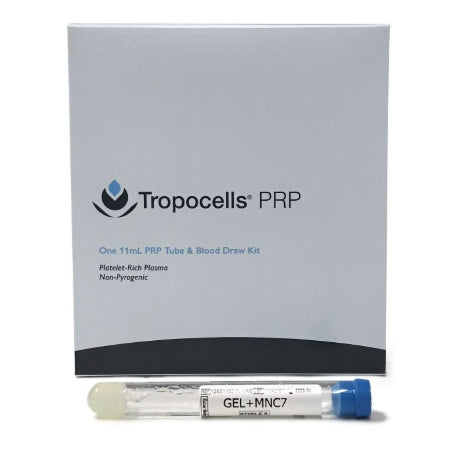 Transcend Biologics Platelet Rich Plasma Kit Tropocells® 1 X 11 mL Glass Tube Sterile - Each - TC0004-EA