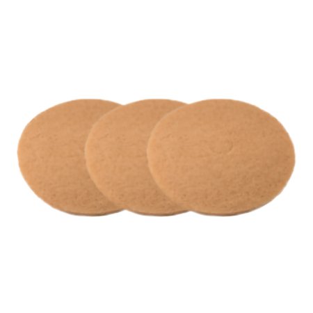 RJ Schinner Co Hard Floor Buffing Pad Performance Plus™ 20 Inch Diameter Tan Polyester Fiber - Case of 5 - PTAN20-CS