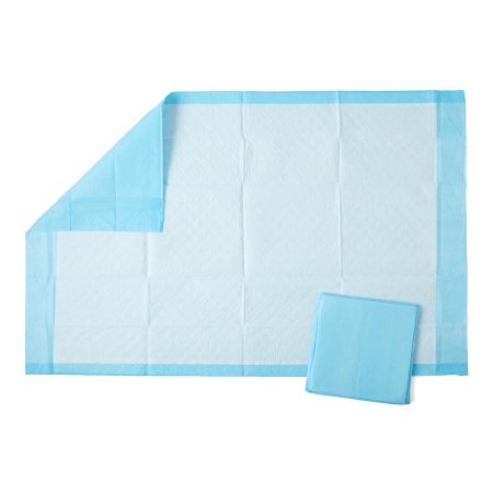 Medline Disposable Underpad Protection Plus® 23 X 36 Inch Fluff / Polymer Light Absorbency - Case of 150 - MSC281232-CS