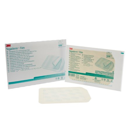 3M Transparent Film Dressing 3M™ Tegaderm™ 6 X 8 Inch Frame Style Delivery Rectangle Sterile - Each - 1628-EA