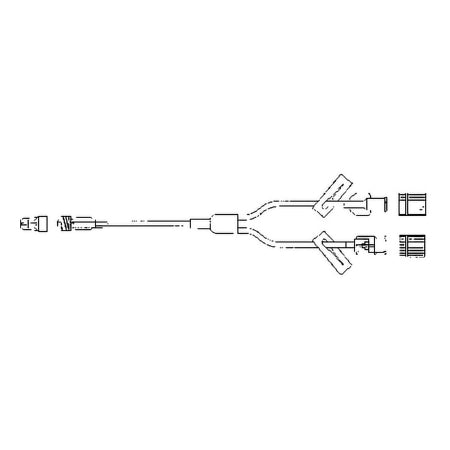 McKesson IV Extension Set McKesson Standard Bore 8 Inch Tubing Without Filter Sterile - Case of 50 - MS409-CS
