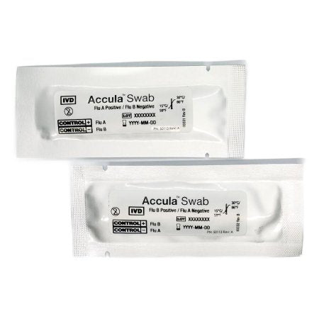 Mesa BioTech Inc Molecular Diagnostic Control Swab Kit Accula™ Influenza A + B Flu A Positive / Flu B Negative, Flu B Positive / Flu A Negative - KT/1 - FAB1100CW-C-KT