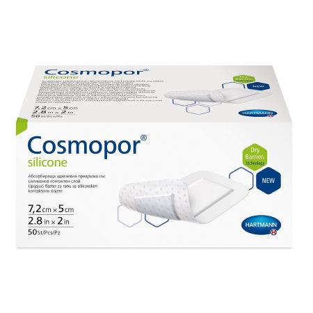 Hartmann Island Dressing Cosmopor® 2 X 2.28 Inch Rectangle Sterile - Box of 10 - 901106-BX