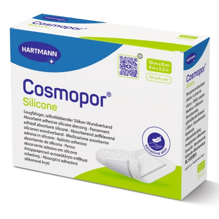 Hartmann Island Dressing Cosmopor® 3.2 X 4 Inch Rectangle Sterile - Box of 10 - 901107-BX