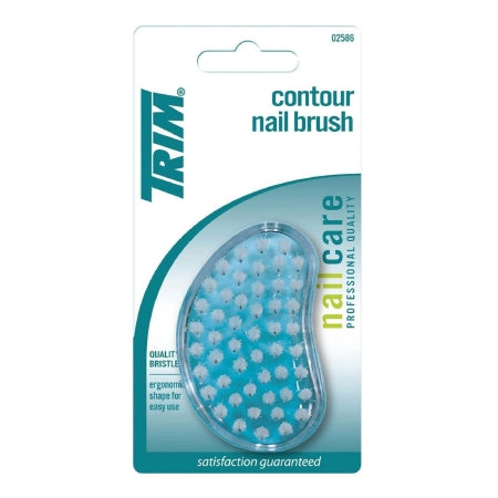 Pacific World Corp Nail Brush Trim® Nylon Bristles White - Case of 24 - 12-21B-CS