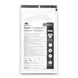 Molnlycke Surgical Underglove Biogel® PI UltraTouch® S Indicator Underglove Size 8 Sterile Polyisoprene Standard Cuff Length Smooth Blue Chemo Tested - Case of 200 - 45980-CS