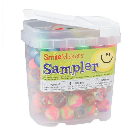 SmileMakers SmileMakers® 144 balls per unit Bouncing Balls Bouncing Balls Sampler - Box of 144 - VBAL-BX