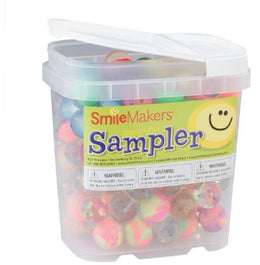 SmileMakers SmileMakers® 144 balls per unit Bouncing Balls Bouncing Balls Sampler - Box of 144 - VBAL-BX