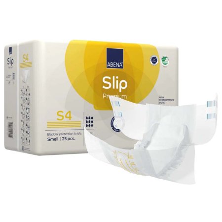 Abena North America Unisex Adult Incontinence Brief Abena® Slip Premium S4 Small Disposable Heavy Absorbency - Pack of 25 - 1000021282-PK