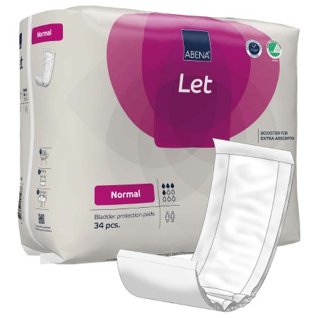 Abena North America Incontinence Liner Abena® Abri-Let Normal 4.3 X 15.3 Inch Light Absorbency Fluff / Polymer Core One Size Fits Most - Case of 306 - 1000021343-CS