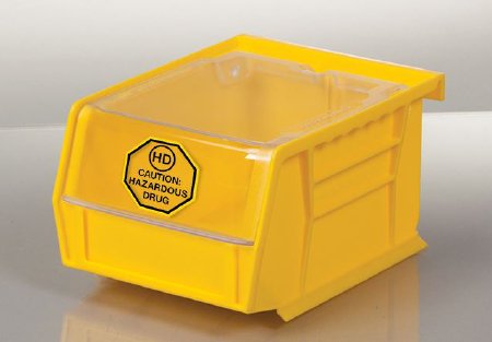 Health Care Logistics Pre-Printed Label HCL® Advisory Label White HD Caution: Hazardous Drug Black Caution 1-2/3 Inch - Each - 2290-EA