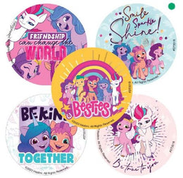 SmileMakers SmileMakers® 100 per Roll My Little Pony: A New Generation Stickers Sticker 2-1/ Inch Diameter - Box of 100 - ST2018B-BX