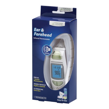 Veridian Healthcare LLC Non-Contact Skin Surface Thermometer Veridian Infrared Skin Probe Handheld - Case of 24 - 09-342-CS