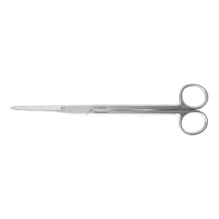 Miltex Instrument (Sterile Dis) Dissecting Scissors Miltex® Mayo 9 Inch Length Floor Grade Pakistan Stainless Steel Sterile Finger Ring Handle Curved Beveled Blade Blunt Tip / Blunt Tip - Box of 25 - 5-130-ST-25-BX