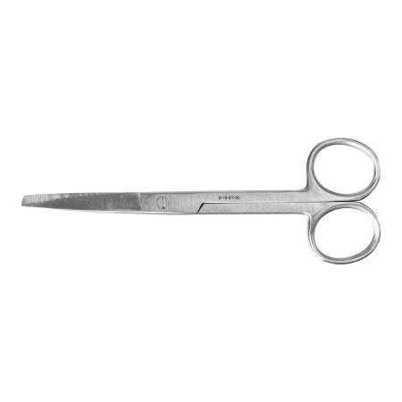 Miltex Instrument (Sterile Dis) Operating Scissors Miltex® 5-1/2 Inch Length Floor Grade Pakistan Stainless Steel Sterile Finger Ring Handle Straight Blade Sharp Tip / Blunt Tip - Box of 25 - 5-16-ST-25-BX