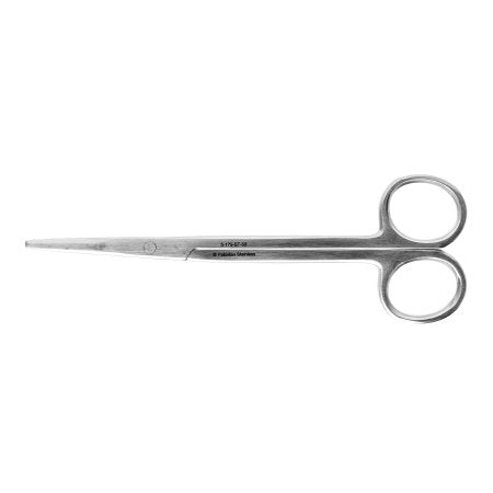 Miltex Instrument (Sterile Dis) Dissecting Scissors Miltex® Metzenbaum-Lahey 5-1/2 Inch Length Floor Grade Pakistan Stainless Steel Sterile FInger Ring Handle Straight Blade Blunt Tip / Blunt Tip - Box of 50 - 5-179-ST-50-BX