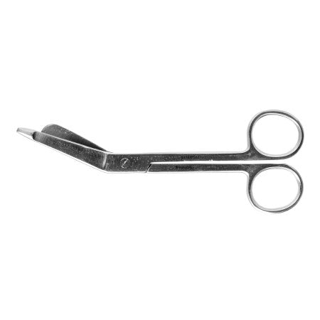 Miltex Instrument (Sterile Dis) Bandage Scissors Miltex® Lister 5-1/2 Inch Length Floor Grade Pakistan Stainless Steel Sterile Finger Ring Handle Angled Blade Blunt Tip / Blunt Tip - Box of 25 - 5-514-ST-25-BX