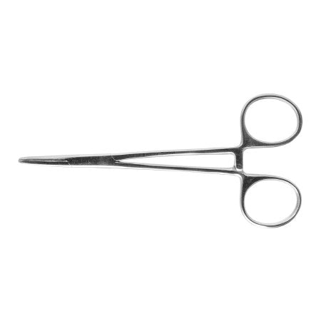Miltex Instrument (Sterile Dis) Hemostatic Forceps Miltex® Halsted-Mosquito 5 Inch Length Floor Grade Pakistan Stainless Steel Sterile Ratchet Lock Finger Ring Handle Curved Serrated Tips - Box of 25 - 7-4-ST-25-BX