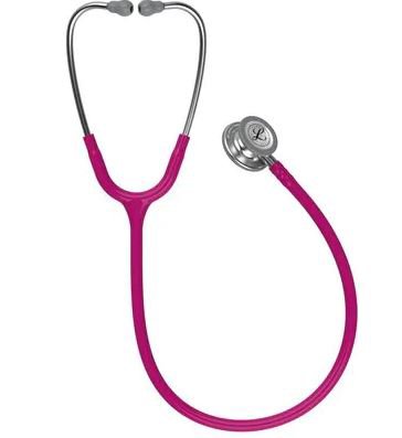3M Classic Stethoscope 3M™ Littmann® Classic III™ Raspberry 1-Tube Double-Sided Chestpiece - Each - 5648-EA