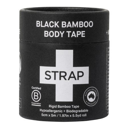 Nutricare USA LLC Athletic Tape Strap Black 1.97 Inch X 5-1/2 Yard Bamboo Fiber NonSterile - TU/1 - STRBLCT-TU