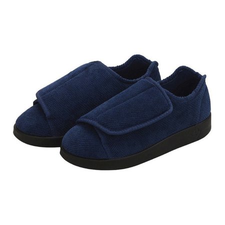 Silverts Adaptive LLC Slippers Silverts® Size 11 / 2X-Wide Navy Blue Easy Closure - Pair - SV15100_SVNVB_11-PR