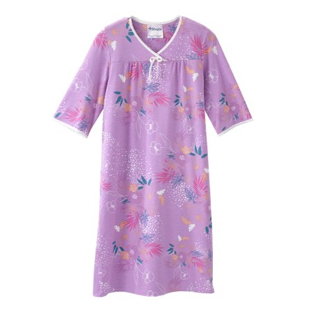 Silverts Adaptive LLC Patient Exam Gown Silverts® Medium Soft Tropical Reusable - Each - SV26000_SOFC_M-EA