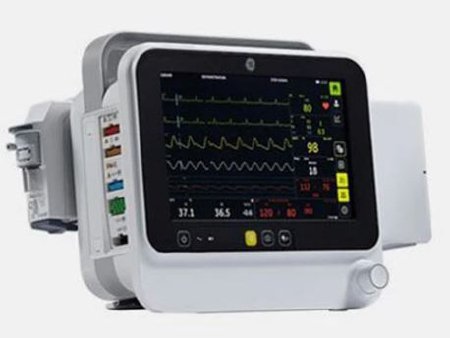 GE Healthcare Patient Monitor GE Monitoring 3-Lead 5 Lead ECG, NIBP, Printer, SpO2 AC Power / Battery Operated - Each - 6160000-004-01085471-EA