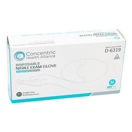 Concentric Health Alliance Exam Glove Concentric Medium NonSterile Nitrile Standard Cuff Length Blue Not Rated - Box of 1 - 09112876776-BX