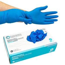 Concentric Health Alliance Exam Glove Concentric Small NonSterile Nitrile Standard Cuff Length Blue Not Rated - Box of 1 - 09112876775-BX